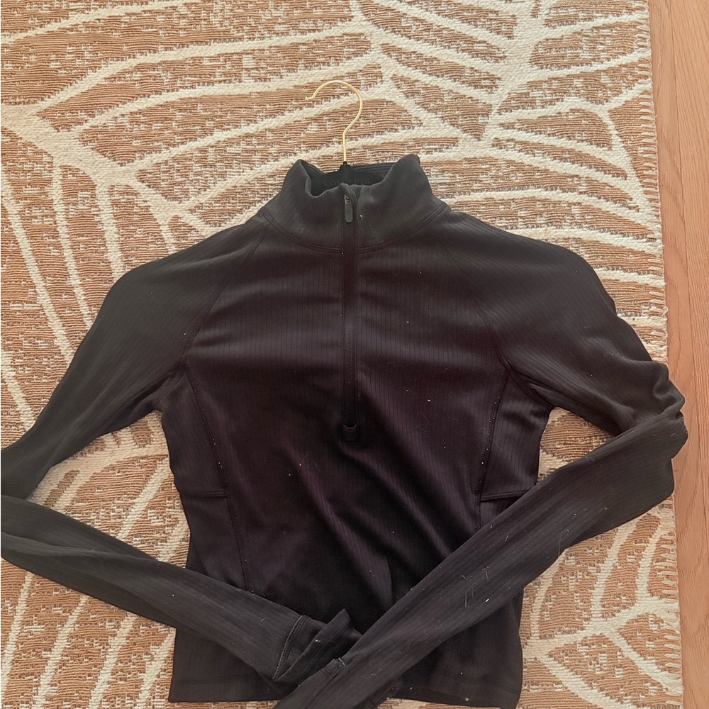 Lululemon ribbed half zip pullover